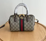 Ophidia Mini GG Monogram Boston Bag