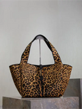 leopard print Bea shopping bag