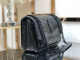 Niki Baby in Crinkled Vintage Leather 