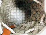 Beige Cotton And LinenMini Shoulder Bag