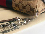 Horsebit chain handbag