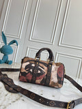 Artistic Graffiti Monogram Handbag Series
