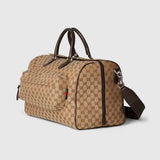 GG canvas medium travel bag
