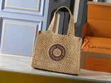 Straw tote bag series