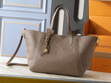 Light brown leather tote bag series