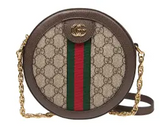 Ophidia series black small round bag