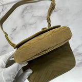 Mini College Bag in Suede