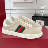 Women's Ace Series Oatmeal GG Suede Sneakers |798654 AADV9 9566