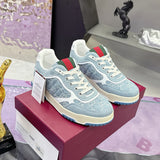 Re-Web Series Couple's Sneakers (Women's) Blue GG Denim |838831 FAEVU 4645