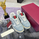 Re-Web Series Couple's Sneakers (Men's) Blue GG Denim |834708 FAEVU 4645