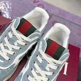 Re-Web Series Couple's Sneakers (Women's) Blue GG Denim |838831 FAEVU 4645