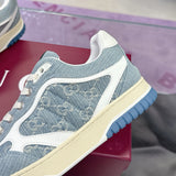 Re-Web Series Couple's Sneakers (Women's) Blue GG Denim |838831 FAEVU 4645