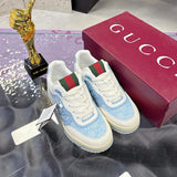 Re-Web Series Men's Sneakers, Light Blue GG Denim |834708 FAEVU 4645