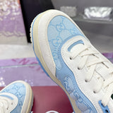 Re-Web Series Men's Sneakers, Light Blue GG Denim |834708 FAEVU 4645