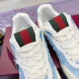 Re-Web Series Men's Sneakers, Light Blue GG Denim |834708 FAEVU 4645