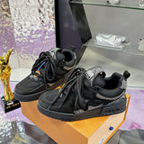 Men's Skate Sneakers All-Black Swarovski Crystal Edition| 1ABMHV