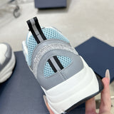 B22  White Blue Sneaker(Men's) |3SN231YXX_H865