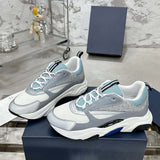 B22  White Blue Sneaker(Women's) |3SN231YXX_H865