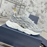 B22 Signature Print Grey/White Sneakers (Men's)| 3SN231YXX H868