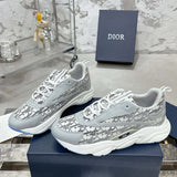 B22 Signature Print Grey/White Sneakers (Men's)| 3SN231YXX H868