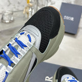 B22 Men's Cream Black Olive Blue Sneakers| 3SN231YKB_H669