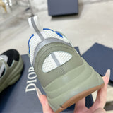 B22 Men's Cream Black Olive Blue Sneakers| 3SN231YKB_H669