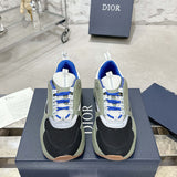 B22 Men's Cream Black Olive Blue Sneakers| 3SN231YKB_H669