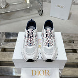 Women's Chrono Sneakers White Technical Fabric and Mesh| KCK414TRM_S10W