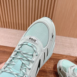 B44 Blade Men's Sneakers Gradient Green Mesh Fabric with Gradient Green Technical Fabric |3SN306ZEG_H694