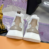 Women's Archlight Sneakers “Since 1854” Jacquard Fabric with White and Beige Leather Upper| 1A8FLI