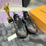 Women's Archlight 2.0 Sneakers in Black Calfskin and Technical Fabric| 1ABHZB