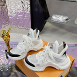 Women's Archlight Sneakers White & Black Rhinestone Special Edition / Starry Sequins Style |1AICTR