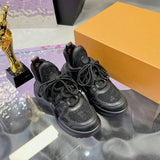 Women's Archlight Sneakers Black Monogram Rhinestone Edition| 1AICTP