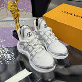 Women's Archlight Sneakers White/Silver Technical Fabric and Leather Combination| 1ABVFL