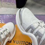 Women's Archlight Sneakers White/Silver Technical Fabric and Leather Combination| 1ABVFL
