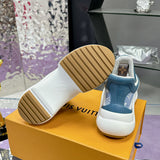 Women's Archlight Sneakers in Blue and White Denim Canvas |1AB30Q