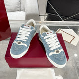 Men's Screener Series Blue Denim Jacquard Sneakers |576223-2KQ40-4467