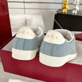Women's Screener Series Blue Denim Jacquard Sneakers |577684-2KQ40-4467