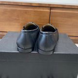 Men's Black Calfskin Double C Loafers with Stitching |G39396X5673094305
