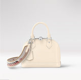 Alma BB Handbag in Quartz White Epi Leather| M58706