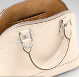 Alma BB Handbag in Quartz White Epi Leather| M58706