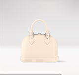 Alma BB Handbag in Quartz White Epi Leather| M58706