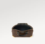 Alma Trunk PM Handbag, Black Monogram Canvas |M27216