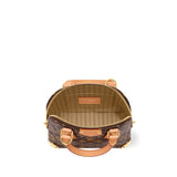 Alma Trunk BB Handbag, Black + Orange Monogram Canvas|M28105