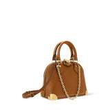 The Alma Trunk BB is crafted from soft brown calfskin|M29091