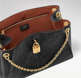 Anytime PM Handbag in Black Monogram Empreinte Embossed Leather |M14414