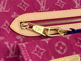 Baggy PM Handbag in Pink Monogram Jacquard Denim| M28266