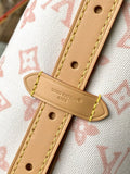CarryAll MM (Medium) Handbag in Linen Monogram Origine Lin Coated Canvas |M27948