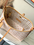 CarryAll MM (Medium) Handbag in Linen Monogram Origine Lin Coated Canvas |M27948