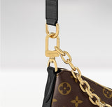 Cookie BB Handbag in Brown Monogram-Printed Canvas |M15056
